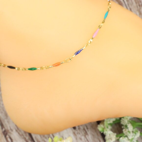 Dainty Anklet for Women – Elegant Everyday Jewelry & Perfect Gift | MLCRC1841 - Picture 10 of 10